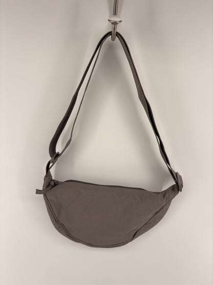 Nylon Half Moon Crossbody Bag