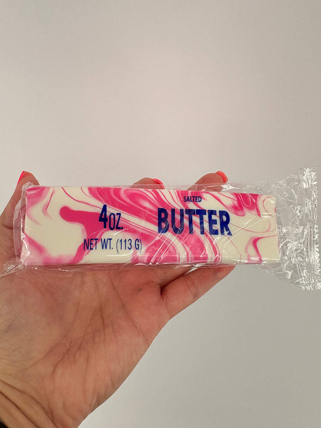 Swirled Stick of Butter Squishy Toy