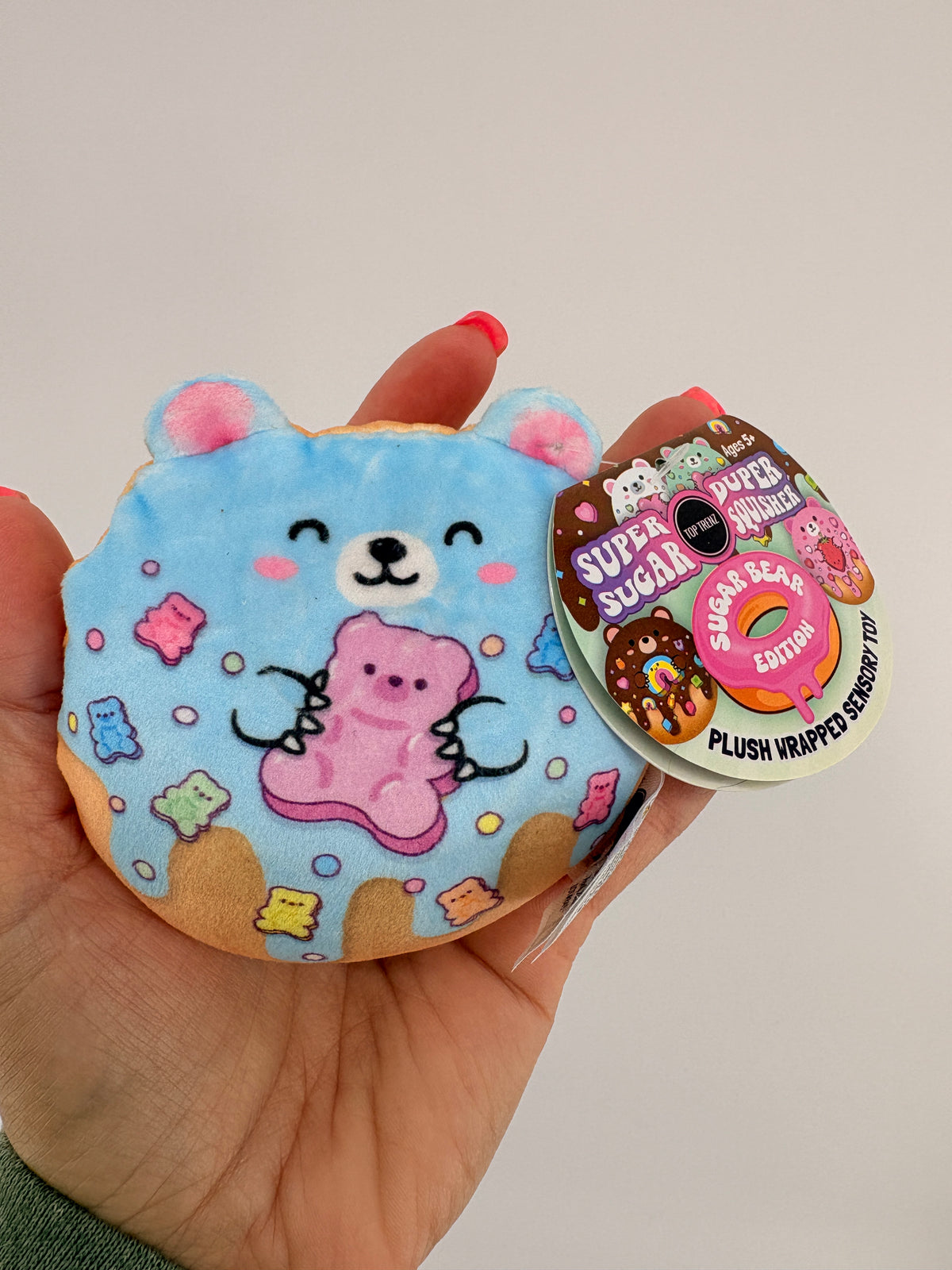 Super Duper Sugar Squisher - Plush Sugar Bear Donuts