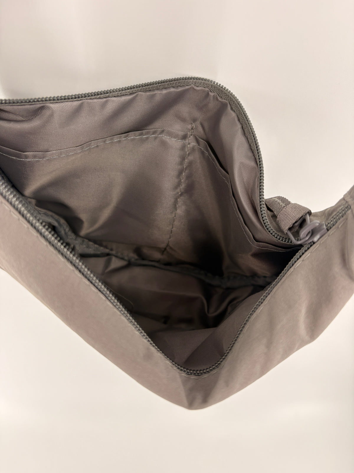 Nylon Half Moon Crossbody Bag