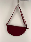 Nylon Half Moon Crossbody Bag