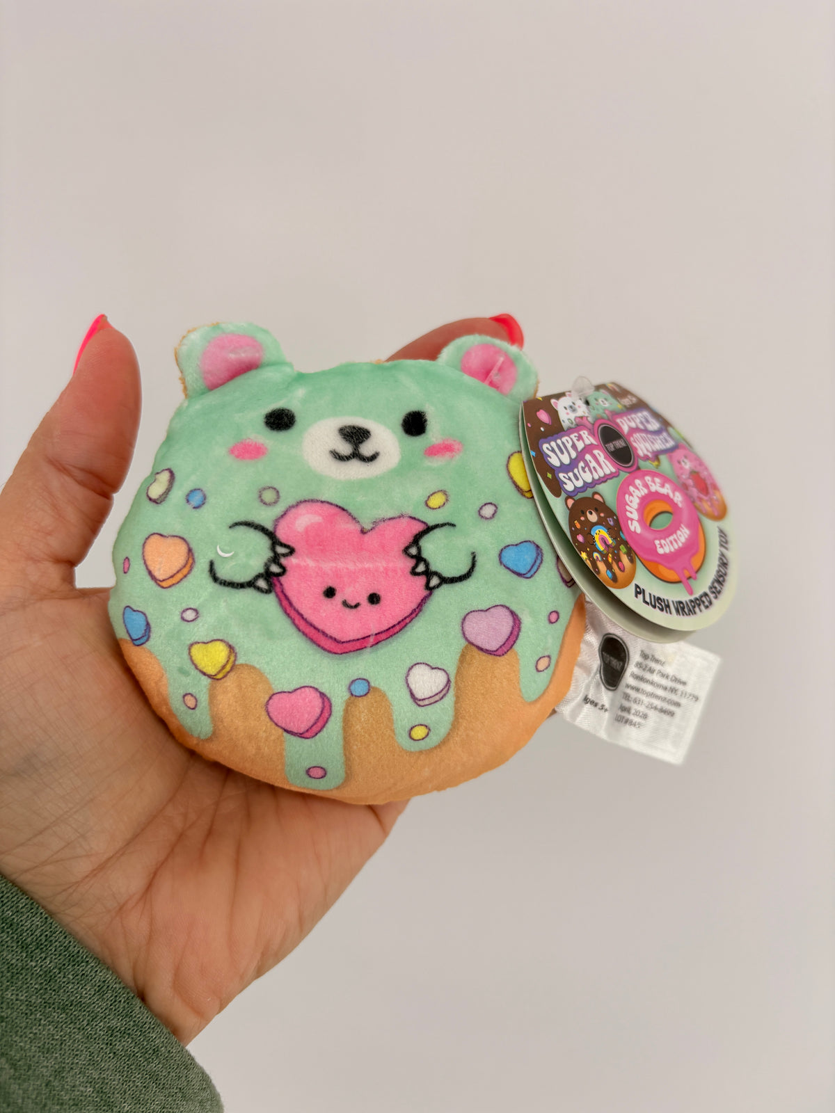Super Duper Sugar Squisher - Plush Sugar Bear Donuts