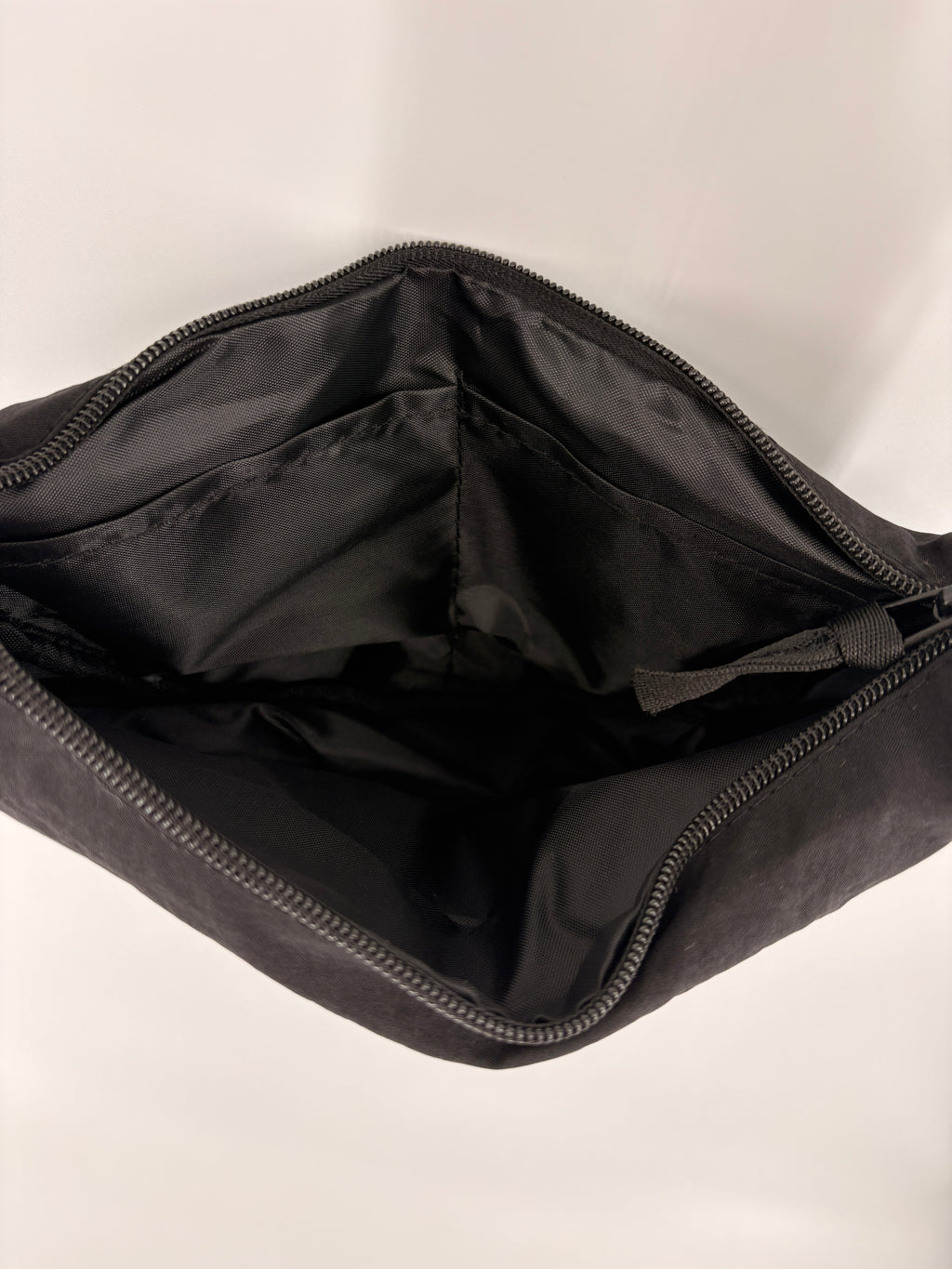 Nylon Half Moon Crossbody Bag