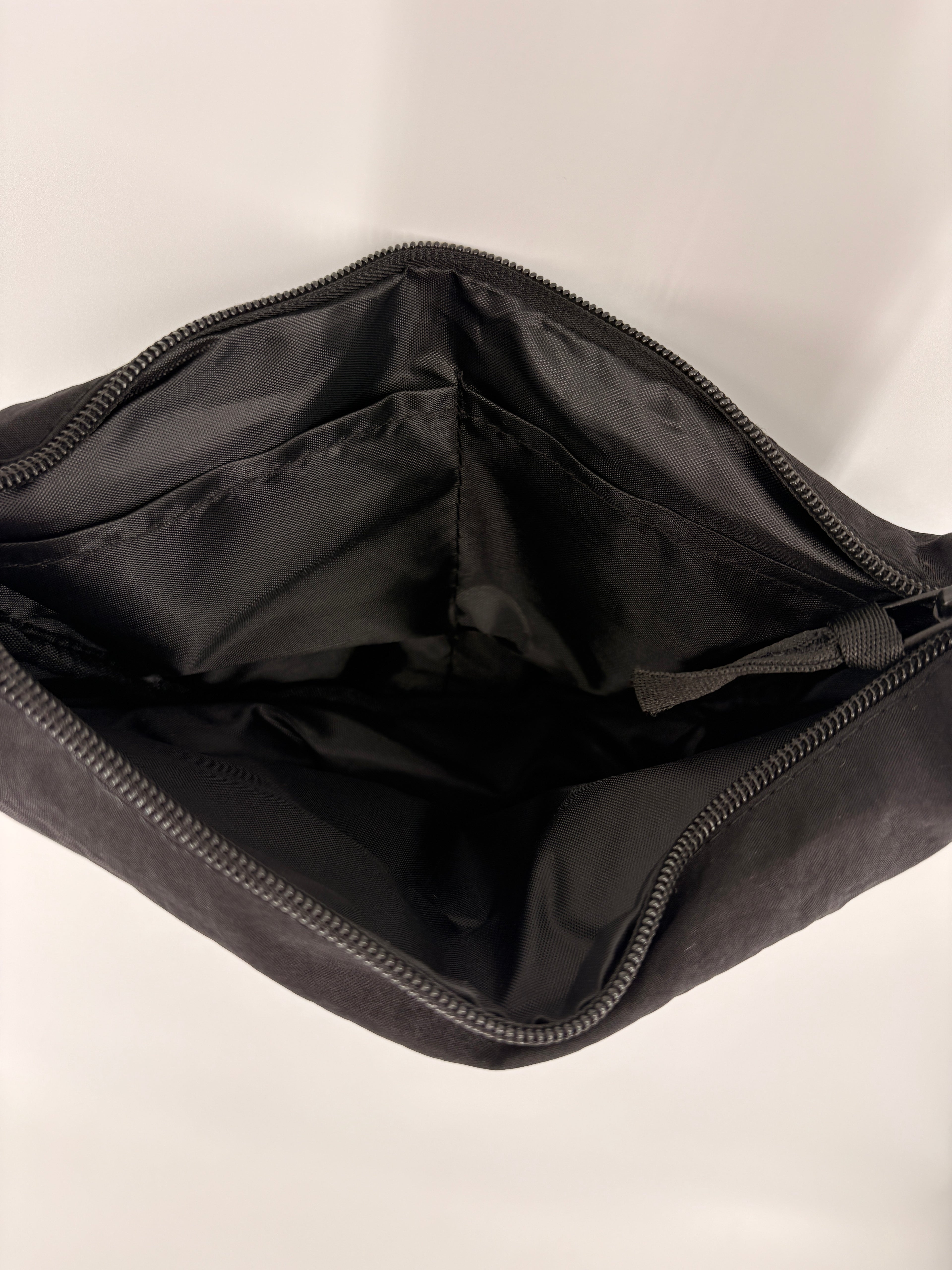 Nylon Half Moon Crossbody Bag