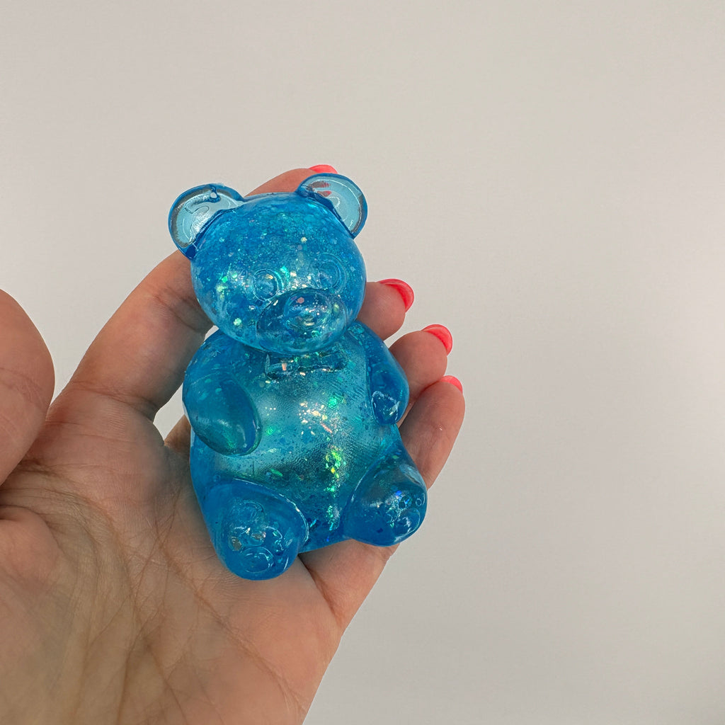 Squishy Glitter Gummy Bear