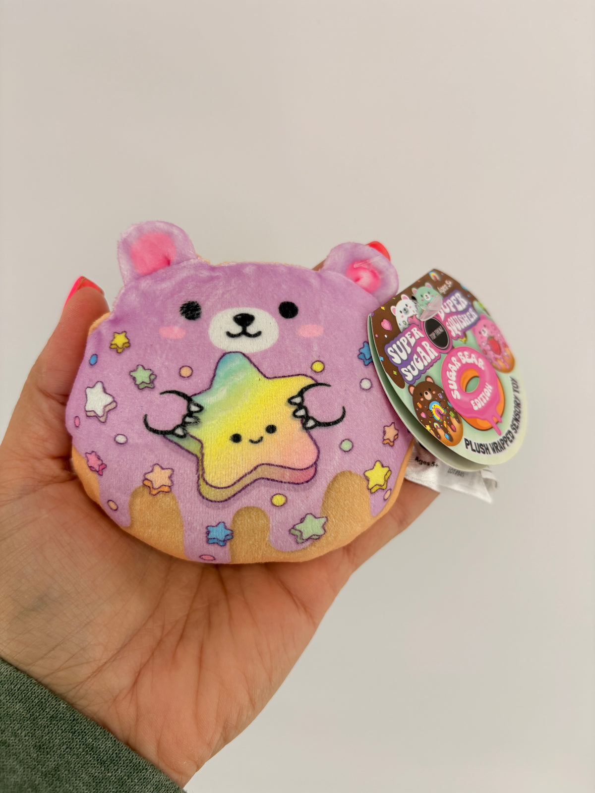 Super Duper Sugar Squisher - Plush Sugar Bear Donuts