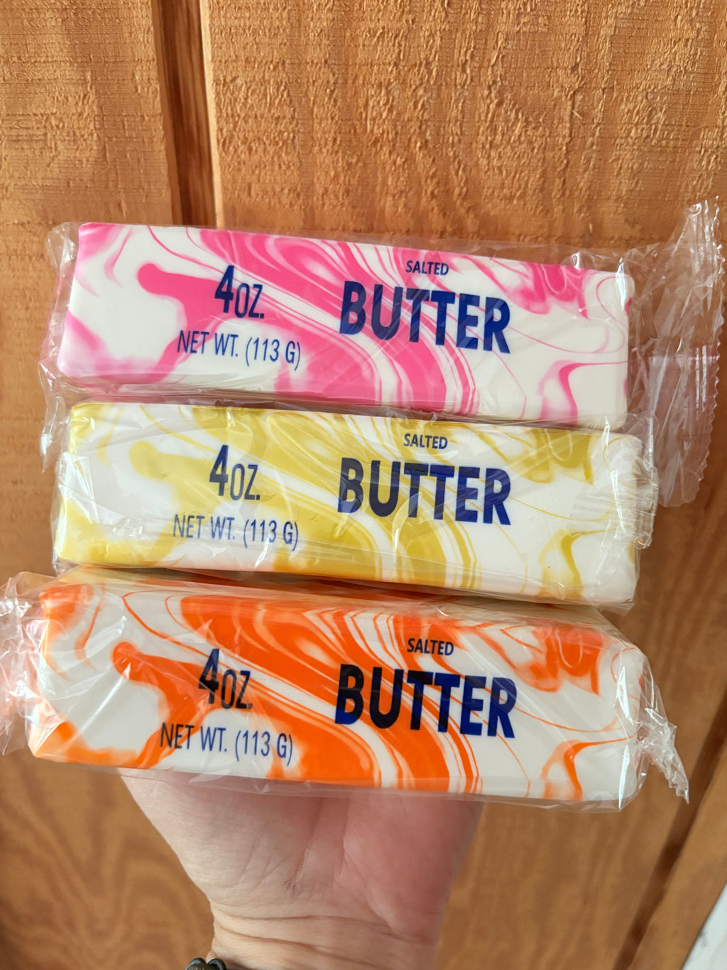Swirled Stick of Butter Squishy Toy